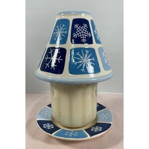 Chelsea Home Imports Snowflakes Shade And Plate Set